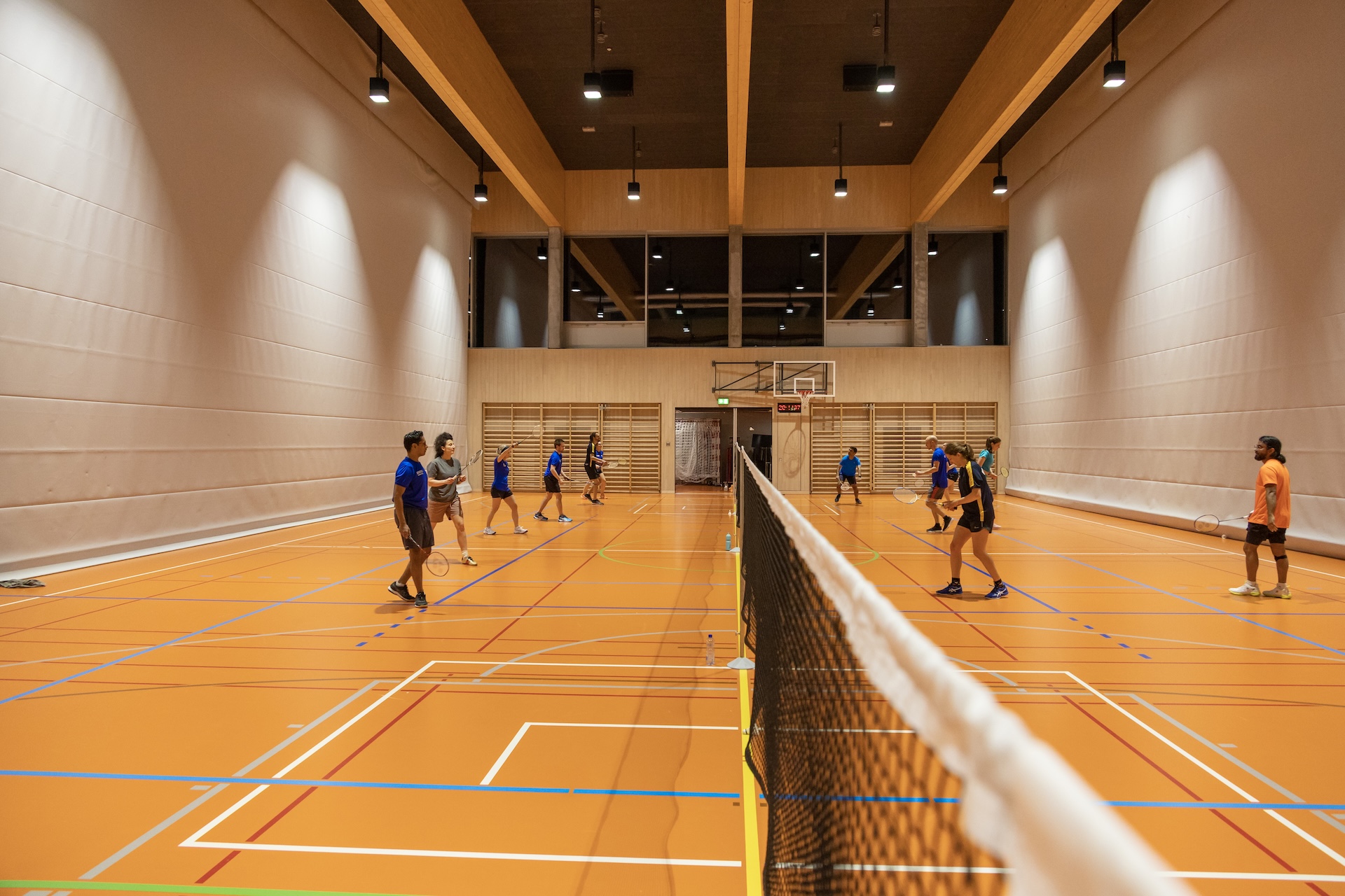 Mitglieder des BC Baar im Training