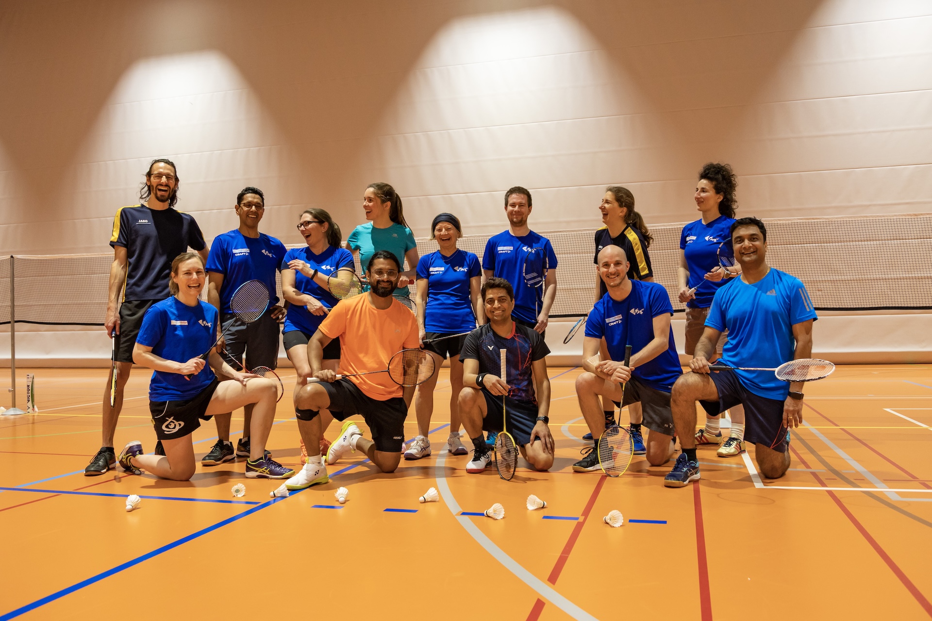 Mitglieder des BC Baar im Training